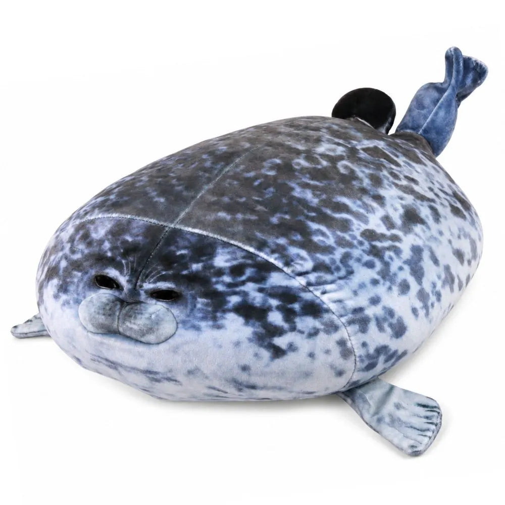 Pliušinis ruonis, pilkas – 38 cm